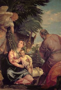 Riposo durante la fuga in Egitto da Paolo Veronese